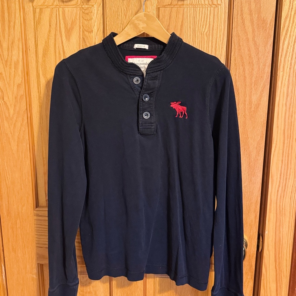 Abercrombie & Fitch Long Sleeve Henley